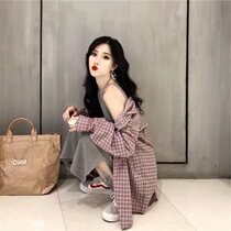 Pregnant womens spring clothing suit fashion models 2022 new and reduced age nets red ocean spring and autumn money for pregnant women with dress skirts spring