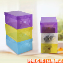 Resin clamshell box foldable Lady plastic transparent storage box