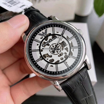 Amanie fully automatic mechanical watch mens brand 2021 new Top 2021 Hollowed-out Waterproof Machinery Men Watch