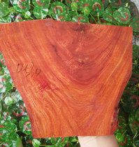 D530 Zambia blood sandalwood red wood small material handmade DIY to hang up 461 card with shaped material water wave texture plate material