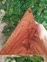 D604 Zambia blood sandalwood red wood small material handmade DIY creative take stock with shape of flower water wave texture