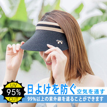 Japan Raffi Grass Airtop Hat Children Shins Grass Hat Sunhat Beach Hat Seaside Beach Hat Duck Tongue Cap