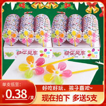 Happy windmill lollipop gift box toy sugar children creative gift fruit flavor snack windmill candy