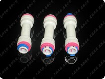 2 points backstop valve 1 4PE pipe check valve straight through RO machine pure water purifier accessories straight drinking machine quick joint