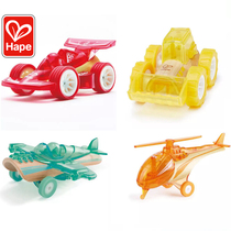 Germany hape bamboo car plane childrens model over 3 years old male and female baby toy mini inertial car model