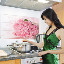Large 60*90 kitchen PVC oil-proof sticker high temperature Hood tile cabinet decoration sticker