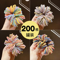 Small Leather Fascia Does Not Hurt Hair Rope Girls Head Adorned South Korea Children Princess Hair Accessories Zhair Girl Baby Hair Circles