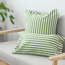 Cotton linen nap pillow simple modern car pillow waist cushion sofa office cushion bedside back waist pillow