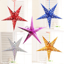 Christmas decorations pentagram Pendant Mall Hotel Shop Shop Window Hanging for Christmas Scene Placement