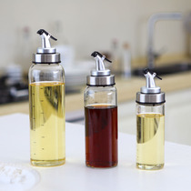 Kitchen Glass Oil Bottle Small Oil Jug Sauce Bottle Seasoned Jar Home Sauce Vinegar Bottle Suit With Scale Seal Leakproof