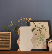 Space future science fiction mirror bed and breakfast net celebrity shop Acrylic vase flower arrangement art decoration ins wind