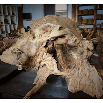 Chinese-style Zen ornaments Hall gardens courtyards towns homes ornaments root carving art natural Weatherwood