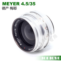 Meyer 35 4 5 meyer4 5 45 silver m42 lens Germany lens transfer