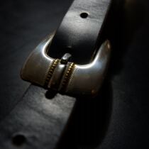 American horween cxl belt black retro American knight cavalry