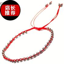 Hai Nian open braided stone anklet k new red line 2019 style 8