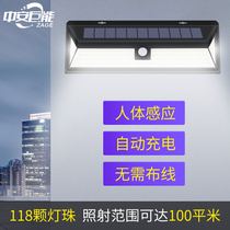 Human body induction wall lamp Household solar led garden street lamp Outdoor induction night lamp Outdoor solar wall lamp