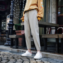 Large size ins super hot pants womens autumn 2022 new Korean version ulzzang harem pants fat mm leggings sweatpants