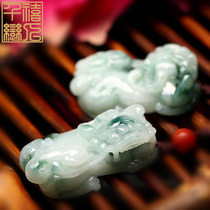 Millennium lovers natural jade Pixiu jade pendant jewelry men and women jade pendant Jade jade pendant O068