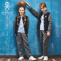 Eaton Gide school uniform Spring and Autumn British College Boys and girls Sportswear children sports clothes childrens sports sweater set group purchase