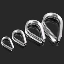 Authentic 304 stainless steel collar boast chicken heart ring buckle triangle ring wire rope Chuck accessories M1 5-M16