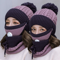 Bicycling hat children winter plus suede thickened warm 100 lap breathable windproof ear fall winter knit wool thread hat woman