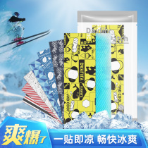 Xuan Grass Ice Cold Sticker Cool Down God Instrumental Ice Sticker Heatstroke Summer Students Heat Dissipation Stickler Adult Mobile Phone Withdrawal of the Military Training Theses