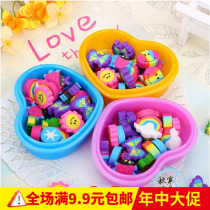 Cute boxed Rainbow Rubber creative cartoon eraser student supplies childrens stationery opening gifts wholesale