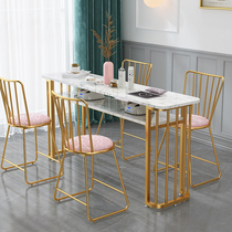 Nail table and chair set Net red Nordic nail table special price economy single small double nail table new