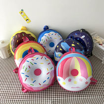 2020 New Cute kindergarten schoolbag Donuts rainbow backpack girl childrens small backpack men 3-6 years old 5