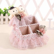 Desktop storage box cosmetics finishing dormitory finishing artifact Office Remote control plastic shelf sundries box