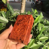 Mahogany jewelry jewelry box Burmese pear big fruit red sandalwood boutique tree tummy gilt gall Wood flap cigarette box business card box