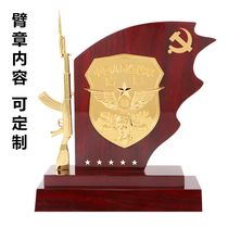 Veteran souvenirs customized soldiers commemorative military supplies gifts for comrades veterans Navy Army Air Force