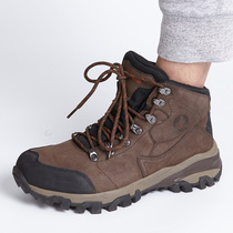 Pathfinder hiking shoes mens autumn and winter outdoor mens cowhide high hike shoes light non-slip wear-resistant mountain climbing shoes