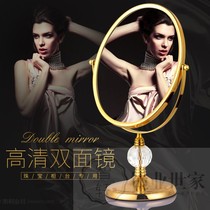 Double-sided high-definition counter mirror Eyeglass shop mirror gold shop try-on mirror Desktop makeup mirror Jewelry special mirror