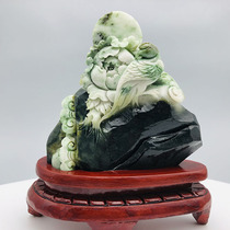  Good goods at the source (blooming and rich) Four famous jade boutique Dushan jade ornaments 2 8 kg y28