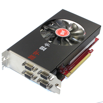 Jingyu multi-screen graphics card HD7600 4VGA native VGA direct-out interface 4 screens are more stable without switching