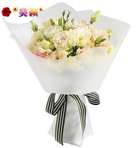 Booking flowers flower delivery lover Platycodon grandiflorum Womens Day Heng county Nanning city flower shop Longnan city Linxia city