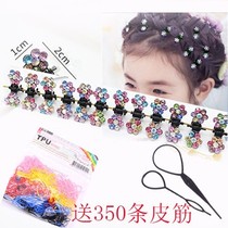 Korean plate hair little girl hair card Childrens hair accessories Hair clip girl clip small grab clip