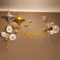 Valentines Day Birthday Decorations Romantic Cours Wedding Scenes Placement Wedding house decorations New Year men and women Friends Birthday Arrangement