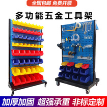 Hardware tool rack Material rack Single and double-sided mobile storage display rack Workshop screw finishing rack Storage rack