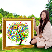 Spring summer and winter 2022 new simple hand embroidery cross embroidery line embroidery restaurant novice beginner