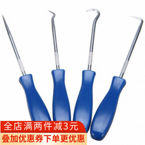Oil Seal Driver 4 Pieces Suit Group Drawing Hook Pick Tire Pebble Cleaning Selenium Drum Plus Powder Tool Car Repair