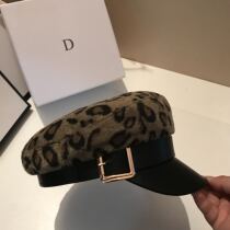 French Net red with BAO WEN New woolen baseball cap children autumn and winter curved eaves cap Korean version of Joker tide cap