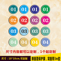 Customized table number plate number plate number plate number bed number plate number number number number House plate house number Internet bar card