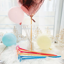 Color 40cm large air club holder aluminum film balloon aluminum foil ball special cup rod shaped balloon Holder