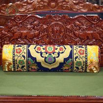 Tibetan style sofa armrest backrest wool soft seat armrest pillow pillow plush long single