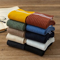 Stockings childrens stockings in tide autumn and winter sweat absorption Joker cotton socks Japanese ladies long tube Net red socks