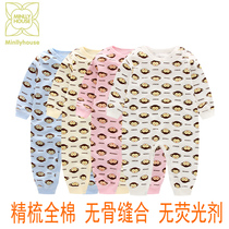 Baby summer dress one-piece thin air conditioning clothes Newborn clothes Spring men and women baby autumn and winter Haya climbing clothes pajamas