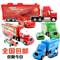 No 95 McQueen No 43 Car king Road Bully Frans Gao Mai Black Storm Uncle container alloy truck model