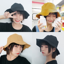 Hats Female Korean Tide Fisherman Hat Female Japanese Students ins Joker Summer Thin Wave hipster Boats Hat